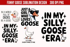 Funny Goose Sublimation PNG Product Image 1