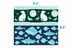 Sea Bear-Straight Tumbler 20oz Christmas sublimation Product Image 2