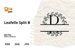 Leafelle Split Monogram Product Image 1