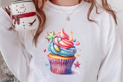 Christmas Cupcake Collection, Christmas Cupcake Clipart Product Image 2