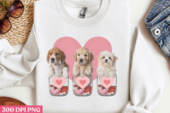 Valentine Dog Sublimation PNG Product Image 2