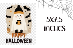 Cartoon Halloween Bats Towel, Halloween Ghost Towel Design Product Image 2