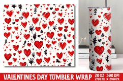 Valentines Day Tumbler Wrap Product Image 1