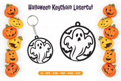 Halloween Keychain Lasercut Product Image 1