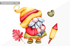 Autumn Gnome Sublimation Bundle - Gnome Autumn Clipart Product Image 22