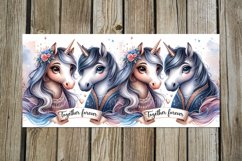 Valentine animals | cute horse &amp; penguin mug sublimation Product Image 8