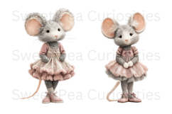 Mouse, Mice, Shabby Chic, Ephemera, PNG, Clipart Product Image 2