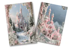 Winter Castle Junk Journal Pages Product Image 2