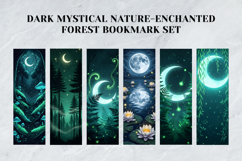 Dark Mystical Nature &amp; Gothic Enchanted Forest Bookmark Set Product Image 2