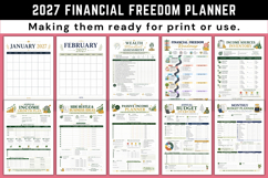 2027 Financial Freedom Planner Product Image 2
