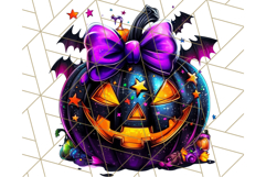 Pumpkin Party Halloween Clipart PNG, Cute Spooky Elements Product Image 2