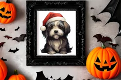 Cute Christmas Dog Sublimation Clipart, Cute Christmas Dog Product Image 2
