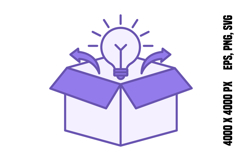 Purple New Idea Icon Product Image 1