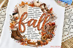 pumpkin season png,boho fall png,fall vibes PNG,Pumpkins PNG Product Image 2