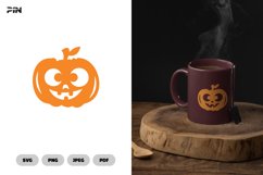 Cute Pumpkin SVG &amp; Clipart Product Image 1