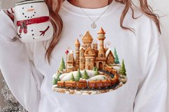 Watercolor Santa Claus Sublimation Clipart, Santa PNG Product Image 2