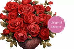 Floral Tumbler Wrap Design, Flowers Sublimation Tumbler PNG Product Image 2