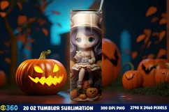 Halloween Tumbler Sublimation Wraps, Tumbler Halloween Product Image 2
