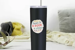Between the pages of a book is a lovely place to be Sticker Product Image 1