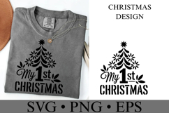 My 1st Christmas Svg | Christmas svg | Shirt Svg Product Image 2