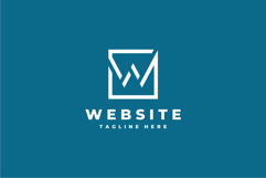 Website Letter W Square Logo Design Vector Template Product Image 2