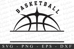 Basketball Monogram SVG | SVG Cut files | Cricut Product Image 1