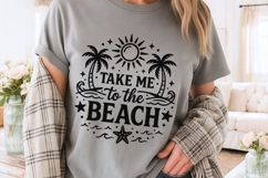 Take Me To The Beach Svg, Summer Vibes Svg, Vacation Svg. Product Image 3
