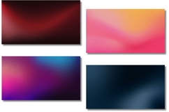 Multicolor Grainy Gradient Backgrounds Vector Product Image 2