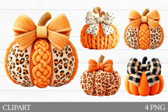 Pumpkin Clipart. Pumpkin Sublimation Product Image 1