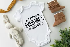 I Stole Everyone's Heart SVG Design, Baby SVG Design Product Image 2