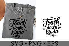Touch down kinda day Svg | Game Day Svg | Shirt Svg Product Image 3