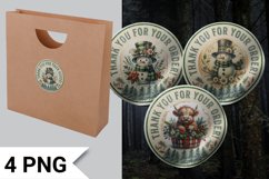 Thank you Stickers, Christmas stickers, Stickers Product Image 2