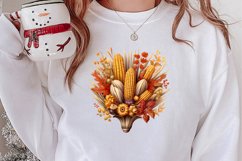 Cozy Christmas Farm Clipart, Christmas Clipart Product Image 2