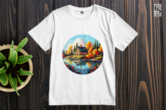 Scenic Landscape Clipart Sublimation PNG Product Image 2