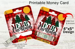 Christmas Money Card PNG Design - Merry Christmas Money Card Product Image 1