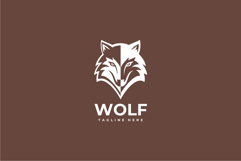Wolf Head Logo Design Vector Illustration Product Image 2