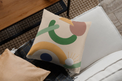 Abstract Geometric Shapes Modern Embroidery Design Product Image 2