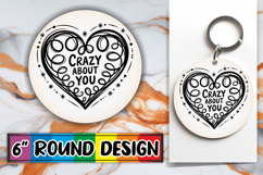 Radiant Round Designs for Gifts, Heart Quote Product Image 1