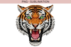 Tiger head png design for T-shirts Product Image 2