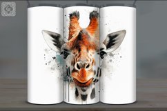 4 Giraffe Tumbler Sublimation, 20 oz Tumbler Wrap Product Image 5