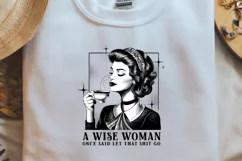 Retro Girl Quotes I am only talking to my dog today png Product Image 1