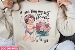 I can buy myself flowers PNG, Sweet Valentines PNG Product Image 2