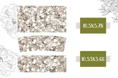 Sparkle Tumbler Sublimation, White 40 Oz Tumbler Design Product Image 2