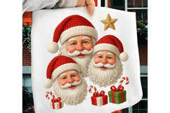Retro Santa PNG, Retro Santa PNG, Christmas Santa Claus PNG Product Image 1