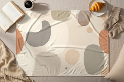 Fleece blanket mockup top view Product Image 3