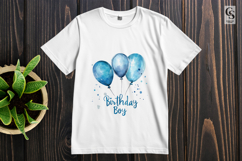Blue Birthday Boy Balloon Clipart Sublimation PNG Product Image 2