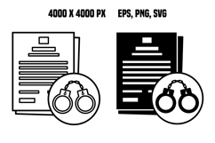 Court Warrant Icons Product Image 1