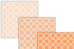 shades of Orange geometric digital papers Product Image 2