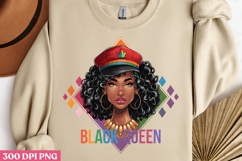 BLACK QUEEN PNG, Black History Month Sublimation Product Image 2