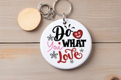 Valentine Keychain svg bundle, Valentines Day Keychain SVG Product Image 3
